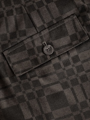 Brown EDIT Patterned Bermuda Shorts - Image 9 of 9