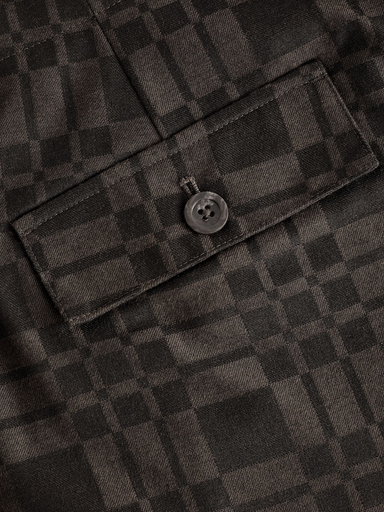 Brown EDIT Patterned Bermuda Shorts - Image 9 of 9