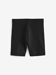 Noir - Lot de 2 shorts de vélo extensibles en coton riche (3-16ans) - Image 6 of 8