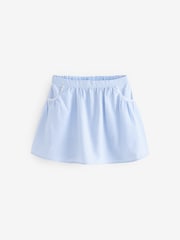 Bleu - Pull-on Cotton Rich School Vichy Jupes (3-14yrs) - Image 3 de 5