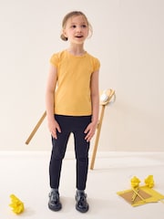 Yellow Puff Sleeve 100% Cotton T-Shirts 2 Pack (3-16yrs) - Image 4 of 7