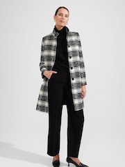 Hobbs Black Petite Dani Coat - Image 3 of 4
