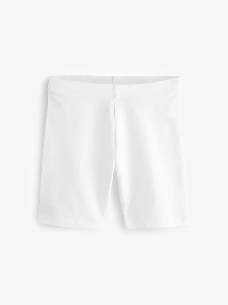 Blanco - Cotton Rich Stretch Cycle Shorts 2 Pack (3-16yrs) - Imagen 2 de 4 Blanco - Cotton Rich Stretch Cycle Shorts 2 Pack (3-16yrs) - Imagen 2 de 4