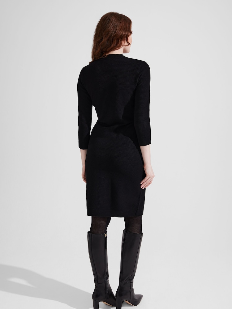 Hobbs Black Petite Marlee Dress - Image 2 of 4