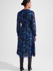 Hobbs Petite Saffron Blue Dress - Image 2 of 4