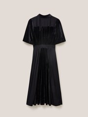 White Stuff Black Willow Velvet Shirt Dress - Image 5 of 5