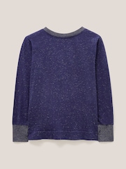 White Stuff Blue Frankie Sparkle Top - Image 5 of 5