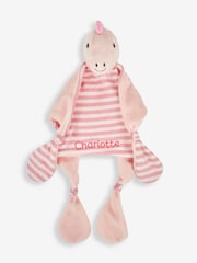 JoJo Maman Bébé Pink Dino Personalised Pink Dino Comforter - Image 1 of 5