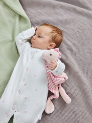 JoJo Maman Bébé Pink Dino Personalised Pink Dino Comforter - Image 4 of 5