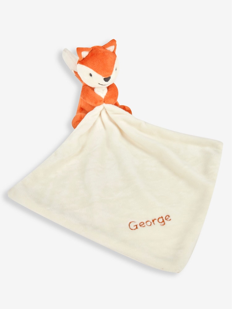 JoJo Maman Bébé Plush Fox Personalised Plush Fox Comforter - Image 1 of 5