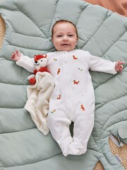 JoJo Maman Bébé Plush Fox Personalised Plush Fox Comforter - Image 3 of 5