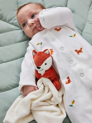 JoJo Maman Bébé Plush Fox Personalised Plush Fox Comforter - Image 4 of 5
