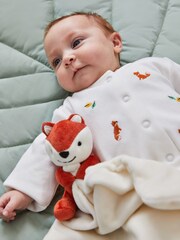 JoJo Maman Bébé Plush Fox Personalised Plush Fox Comforter - Image 5 of 5