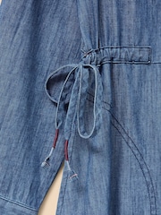 White Stuff Blue Jade Denim Shirt Dress - Image 7 of 7
