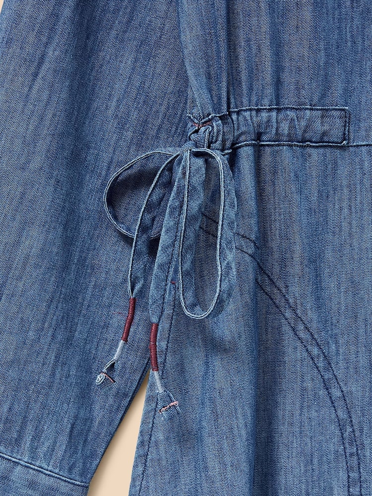 White Stuff Blue Jade Denim Shirt Dress - Image 7 of 7
