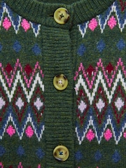 White Stuff Green Belle Fairisle Cardigan - Image 7 of 7
