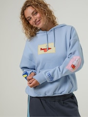 Skinnydip Blue Miffy Stamp Hoodie - Image 2 of 5