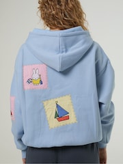 Skinnydip Blue Miffy Stamp Hoodie - Image 5 of 5