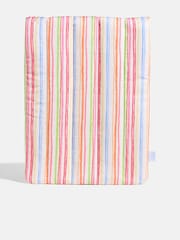 Skinnydip Pink Colourful Sketchy Stripe Quilted Laptop Bow - Image 2 of 5