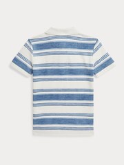 Polo Ralph Lauren 100% Cotton Boys Striped Polo Shirt - Image 2 of 2