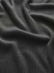 Charcoal Midi Ribbed Dress - Image 5 of 6