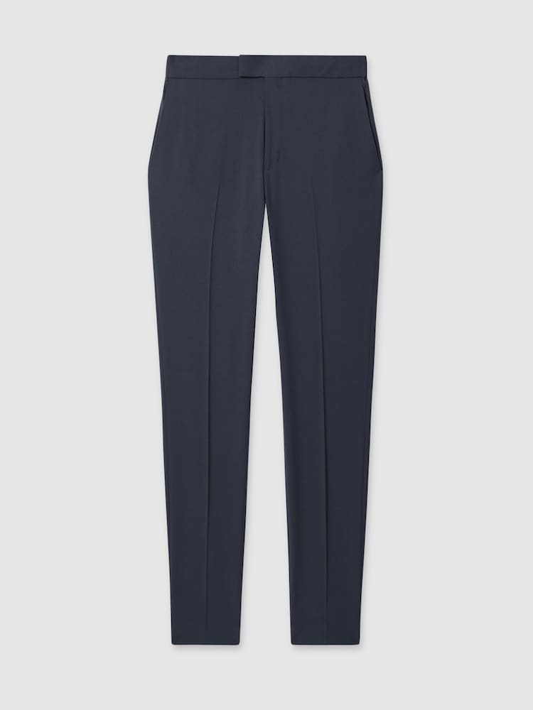 Reiss Airforce Blue Found Slim-Fit Drawstring Trousers - Image 2 of 5