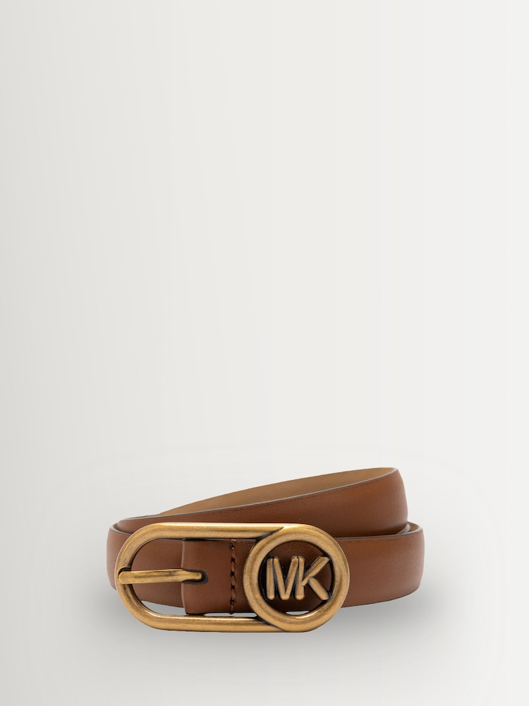 Michael Kors Brown 18Mm Bubble Buckle Belt - Image 1 of 4