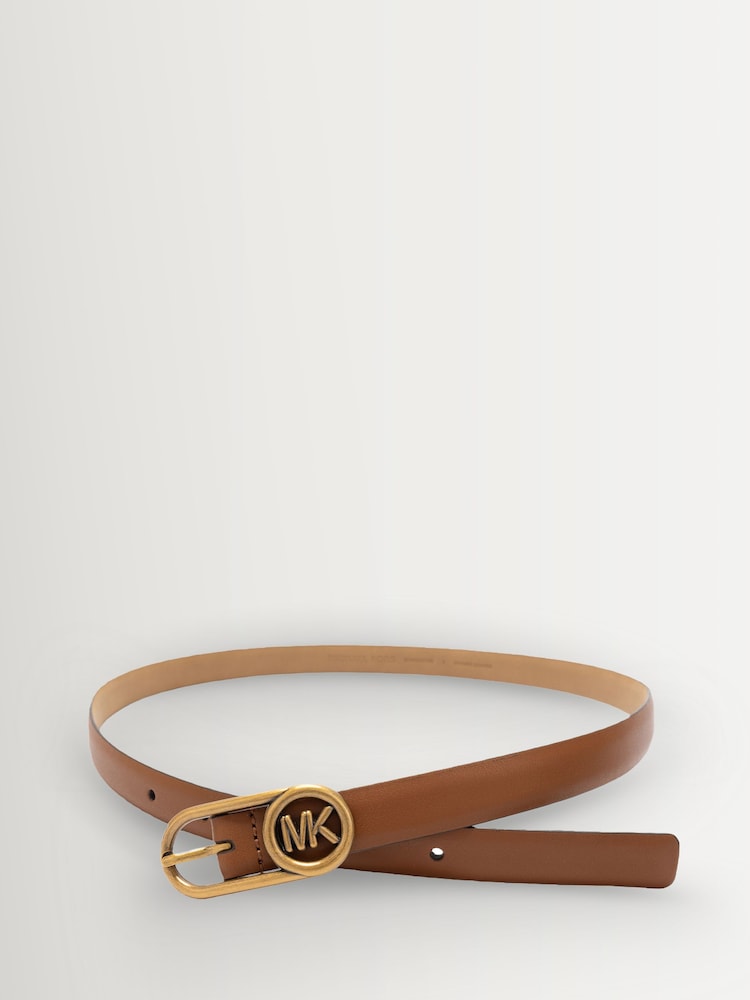 Michael Kors Brown 18Mm Bubble Buckle Belt - Image 2 of 4