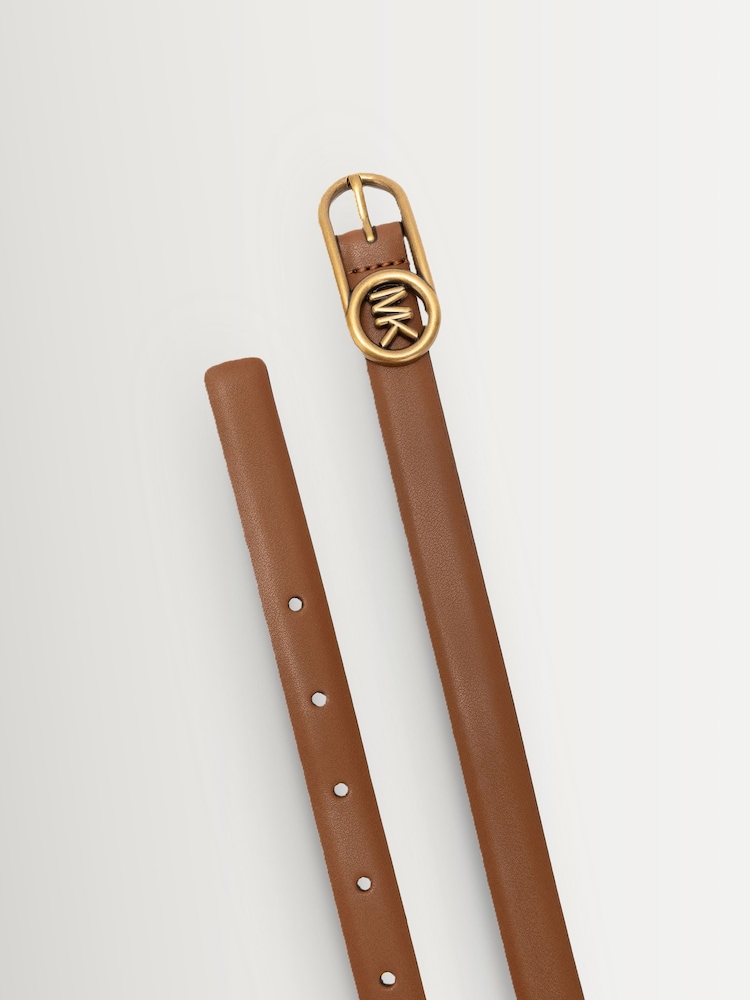 Michael Kors Brown 18Mm Bubble Buckle Belt - Image 4 of 4