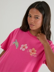 Skinnydip Pink Summer Days T-Shirt - Image 4 of 5