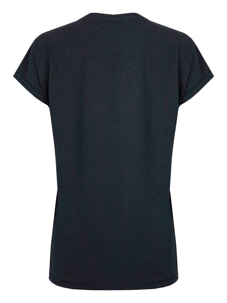 Weird Fish Blue Walkies Organic Cotton Graphic T-Shirt - Image 6 of 6