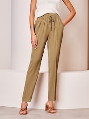 Camel - Lipsy Elegante Tapered-Hose - Bild 1 von 4