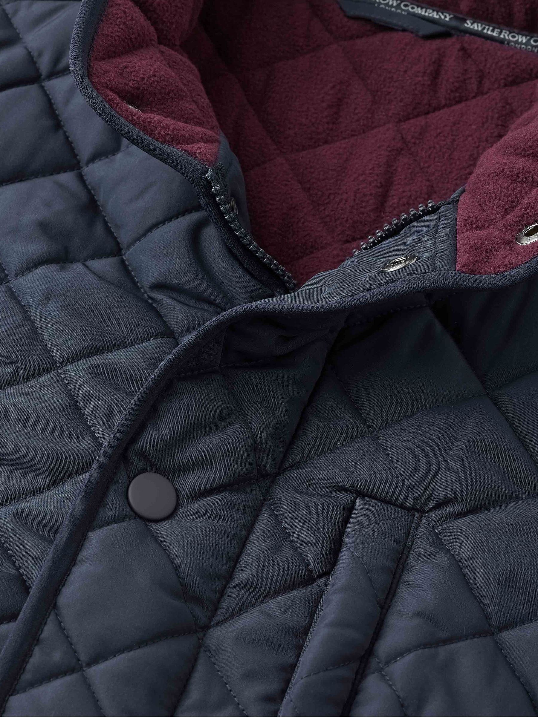 Buy Savile Row Company Navy Blue Quilted Jacket from Next USA