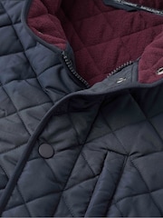 Savile Row Company Navy Blue Quilted Jacket - Image 4 of 4