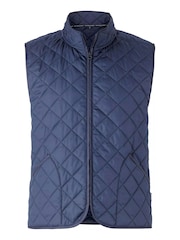 Savile Row Company Navy Blue Quilted Gilet - Image 2 of 5