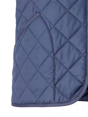 Savile Row Company Navy Blue Quilted Gilet - Image 3 of 5