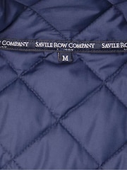Savile Row Company Navy Blue Quilted Gilet - Image 5 of 5