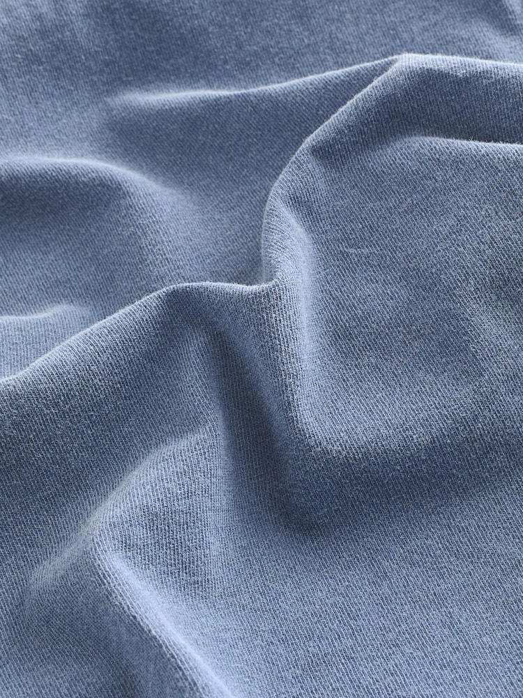 Blue 100% Cotton Graphic T-Shirt - Image 6 of 6