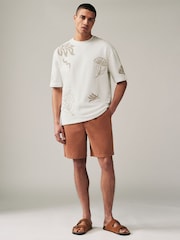 White Relaxed Fit Floral Nature Graphic T-Shirt - Image 2 of 7
