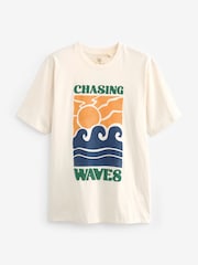 Multi sun 3 Pack Summer Front Print Graphic T-Shirt 3 Pack - Image 3 of 15