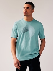 Blue/Pink/Neutral 100% Cotton Graphic Print T-Shirts 3 Pack - Image 2 of 12