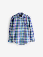 Polo Ralph Lauren Boy Plaid 100% Cotton Poplin Shirt - Image 1 of 4