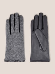 White Stuff Grey Lucie Leather Gloves - Image 2 of 2
