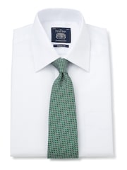 Savile Row Company Classic Fit 100% Cotton Double Cuff Formal Shirt - Image 3 of 4