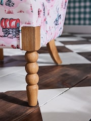 Cath Kidston Cowgirl Pink Chair Rodeo Accent Chair - Image 3 of 10