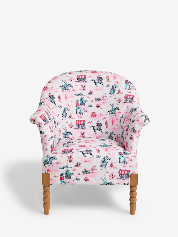Buy Cath Kidston Cowgirl Pink Chair Rodeo Accent Chair from the