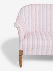 Cath Kidston Ticking Vine Cream Sofa Rodeo Accent Chair - Image 10 of 11
