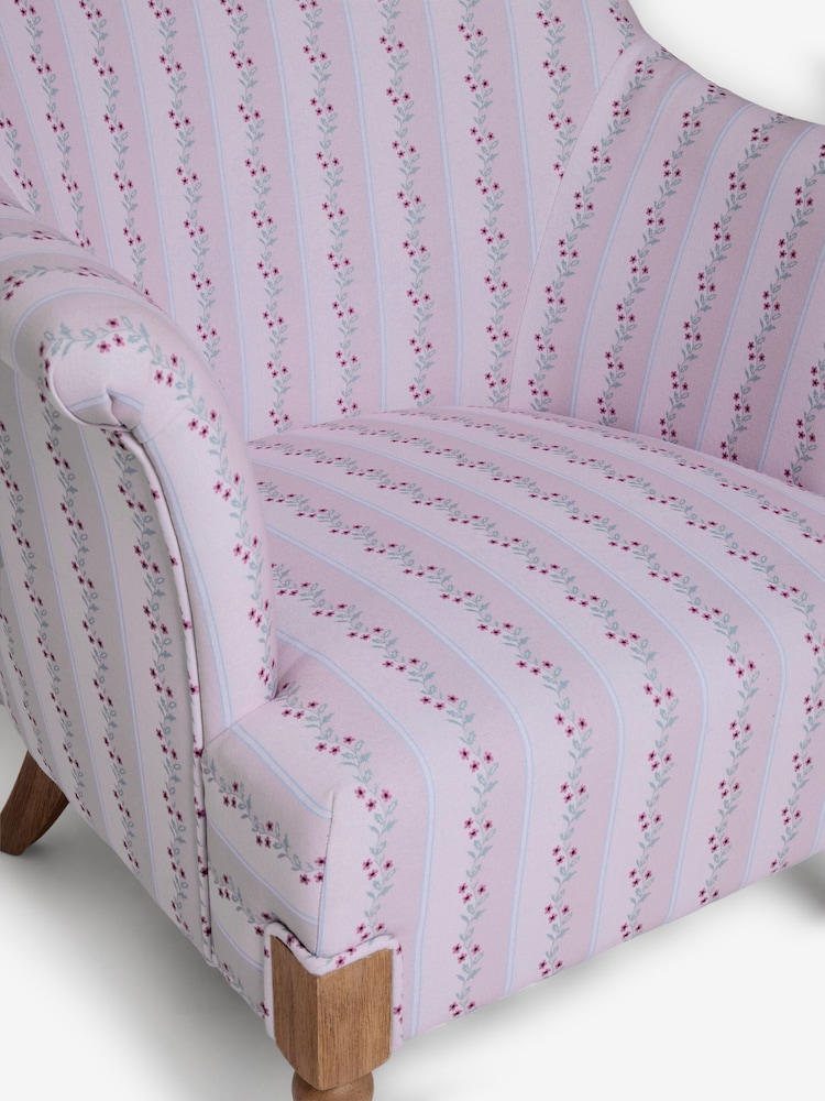 Cath Kidston Ticking Vine Cream Chair Rodeo Accent Chair - Image 10 of 10