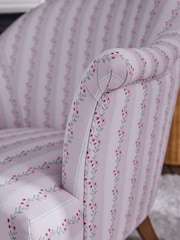 Cath Kidston Ticking Vine Cream Chair Rodeo Accent Chair - Image 2 of 10