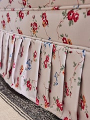 Cath Kidston Rose and Bows Cream Sofa Thrilled Small 2 Seater Sofa - Image 3 of 11